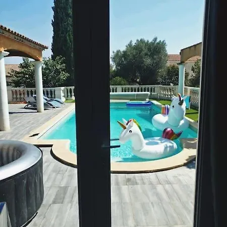 فيلة Luxe 5 Piscine Jacuzzi Homegym كاستيلنو-لو-ليه